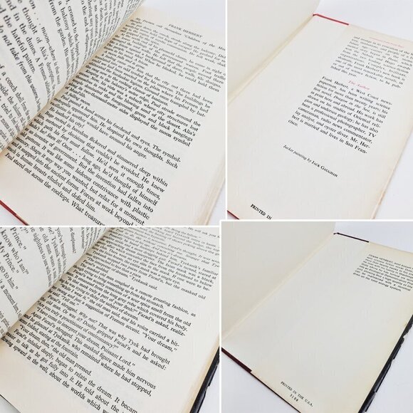 Dune Messiah, Children Dune Frank Herbert Book Club Ed. BCE HCDJ Pair (VTG Aged) - Picture 12 of 13